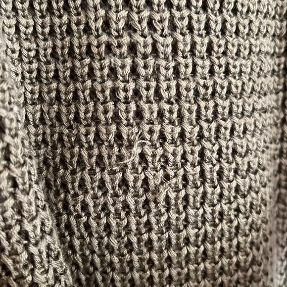 Deja Vu Green Knit Sweater Mini Dress - Picture 5 of 7